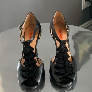 Miz Mooz Peep Toe Heels size 8